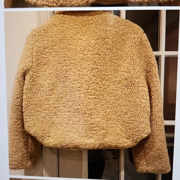 Zara LIKE NEW Sherpa Jacket Size S - Picture 3 of 7